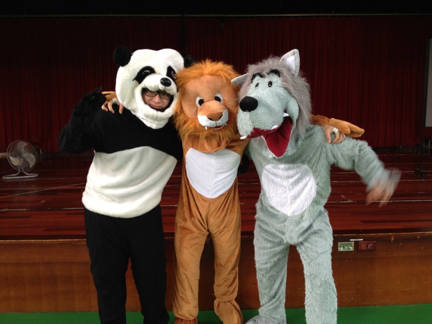 Leading the education program (I am the lion)
